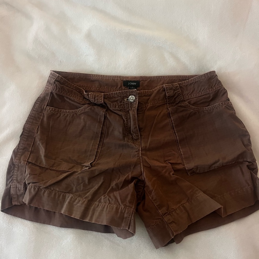 J. Crew Women's Chocolate Brown Cargo Shorts
